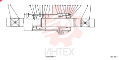 CYLINDER  ASSY, CONSISTS OF THE   FOLLOWING PARTS 2438U720F1