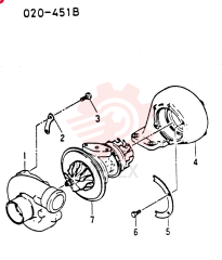 TURBOCHARGER VAME088488