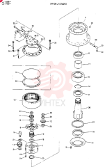 Схема (MD240BLC) - EXCAVATOR ASN LL1488 (1/80-12/06) 24100J10740F2