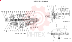 Схема (MD240BLC) - EXCAVATOR ASN LL1488 (1/80-12/06) 2436U1312F1