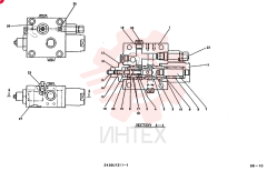 VALVE ASSY, HOLDING, CONSISTS OF THE FOLLOWING PARTS 2436U1311F1