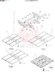 INSTAL, CRAWLER TRACK 24100J12405F5