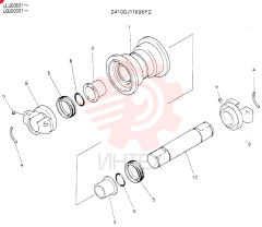 TRACK ROLLER 24100J11696F2