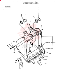 BUCKET ASSY, 0.45M3
