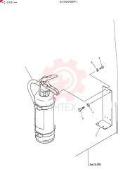 INSTAL, FIRE EXTINGUISHER 24100N4067F1