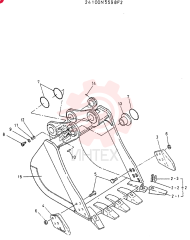BUCKET ASSY 24100N5598F2