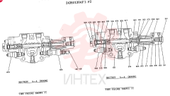 Схема (MD320BLC) - EXCAVATOR BTW YC0301 - YC0747 (1/80-12/06) 2436U1304F1 (2)