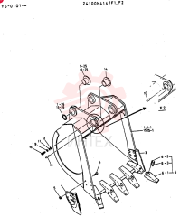 BUCKET ASSY, 2.35CU YD