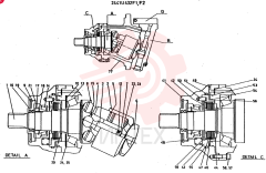 MOTOR ASSY, CONSITS OF THE FOLLOWING PARTS 2441U432F1, F2 (1)