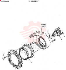 MOTOR ASSY,  PROPEL 24100N5519F1