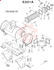 Схема (NE6(T)04) - NISSAN DIESEL ENGINE (1/86-12/98) 66 (4)