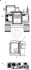 Decal, Lubrication Chart YV20T01060P1