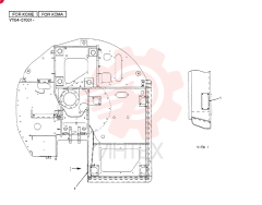 FRAME, UPPER YT52F00043P1