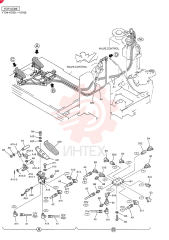 Схема (OFFSET BOOM) - ATTACHMENT - SK70SR-1E & SK70SR-1ES ASN YT04-07001 (3/03-12/04) YT68H000039F1