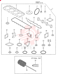 GASKET SET (A) 4TNE88-YBC