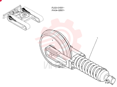 IDLER ASSY, CRAWLER PY52D00005F1