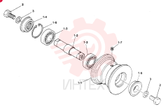 Схема (SK015) - COMPACT EXCAVATOR ASN PU02001 (1/98-12/03) S04213-01100