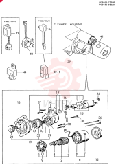 STARTING MOTOR 3TN84L-RTBA