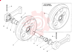 IDLER ASSY, FRONT INCLUDES REF 2-9