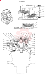 HYDRAULIC MOTOR PV15V00001F1 (2)