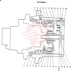 HYDRAULIC MOTOR PX15V00005F1