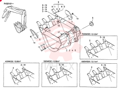Схема (SK035-2) - COMPACT EXCAVATOR ASN PX02101 (1/98-12/03)