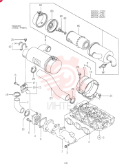 SUCTION MANIFOLD & AIR CLEANER (A) 3TN84L-RTBB