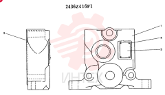 Схема (SK04-2) - COMPACT EXCAVATOR BTW LW-7801 - LW-8644 (1/86-12/03) 2436Z416F1