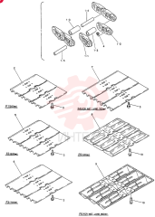 INSTAL, CRAWLER TRACK 24100J6067F1