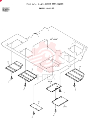 COVER ASSY, UNDER, APPLICABLE: YW02801-03370