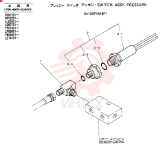 SWITCH ASSY, PRESSURE 24100P1818F1