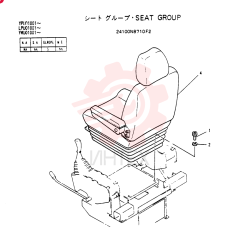 SEAT GROUP 24100N8710F2