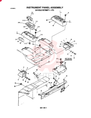 INSTRUMENT PANEL ASSY, Years: -01-MAY-98