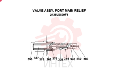VALVE PRESSURE RELIE 2436U2529F1