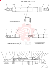 BUCKET CYLINDER YX01V00005F1