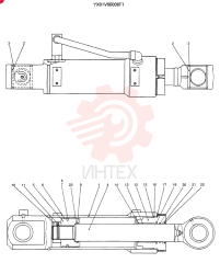 HYDRAULIC CYLINDER YX01V00006F1