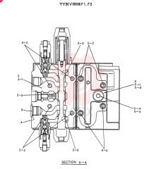 Схема (SK115SRDZ) - SHORT RADIUS EXCAVATOR/DOZER ASN YY00101 AND YY01..... (1/99-12/06) YY30V00006F1 (2)
