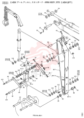 Схема (SK115SRDZ) - SHORT RADIUS EXCAVATOR/DOZER ASN YY00101 AND YY01..... (1/99-12/06) YY12B00004F1