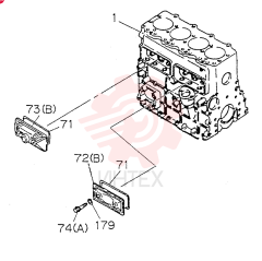 CYLINDER BLOCK VI8971239542 (1)