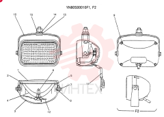LIGHT ASSY. YN80S00010F1