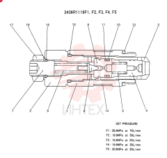 VALVE 2436R1119F1