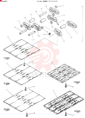 INSTAL,CRAWLER TRACK 24100J12256F1