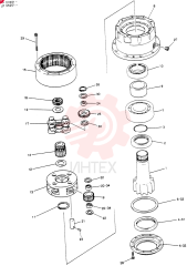 Схема (SK120) - MARK III EXCAVATOR ASN LP05201 (1/91-12/95) 24100J11681F1