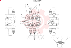 Схема (SK120) - MARK III EXCAVATOR ASN LP05201 (1/91-12/95) 2436U1236F1