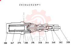 VALVE PRESSURE RELIE 2436U2529F1