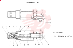 VALVE PRESSURE RELIE 2436R858F1