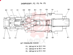 VALVE PRESSURE RELIE 2436R838F1