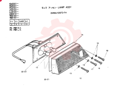 LIGHT,RH, 24V, 25W 2456U105F3