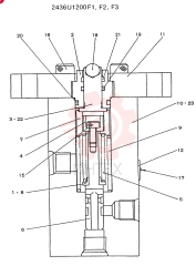 Схема (SK120) - MARK V EXCAVATOR ASN LP13601 (9/02-12/03) 2436U1200F1