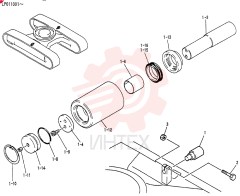 ROLLER ASSY,UPP  LP011001 to  LP011560